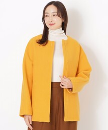 S.ESSENTIALS（エスエッセンシャルズ）の「ウールノーカラーコート（ノーカラーコート）」