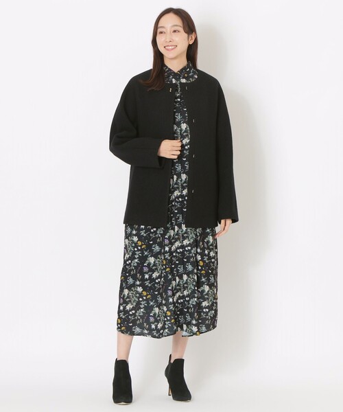 セール】ウールノーカラーコート（ノーカラーコート）｜S.ESSENTIALS