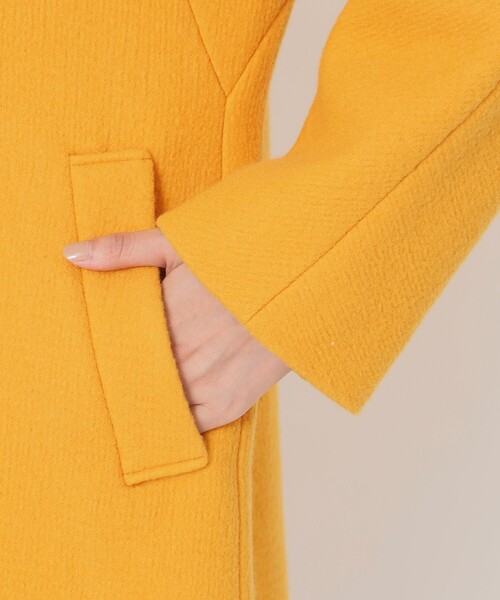 セール】ウールノーカラーコート（ノーカラーコート）｜S.ESSENTIALS