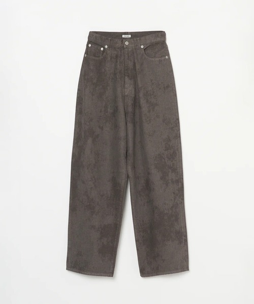 25SS アンスクリア　カラー　デニム　バルーンパンツ INSCRIRE /アンスクリア】Color Denim Balloon Pants：デニム