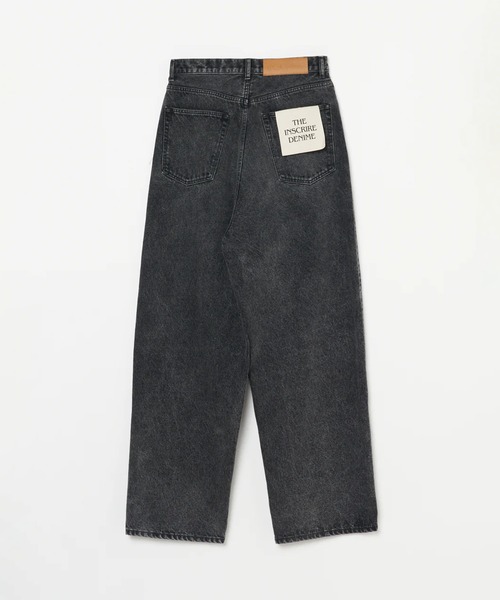 INSCRIRE(アンスクリア)の「Color Denim Balloon Pants(デニムパンツ・メンズ・ブラック/ブラウン・30/32)」の3枚目の写真