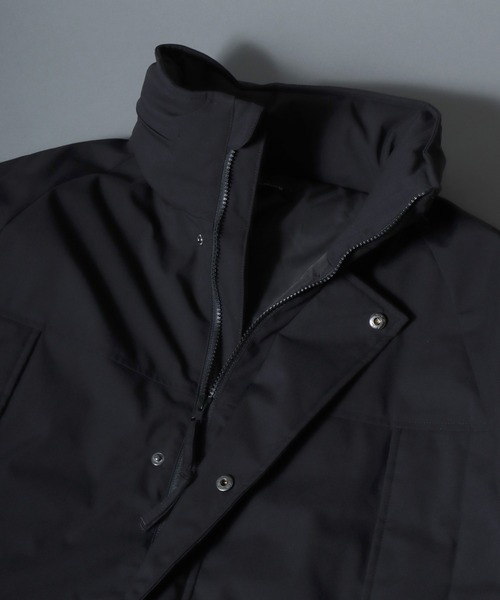 ANPAS（アンパス）の「MONSTER PARKA/モンスターパーカー 中綿ジャケット ミリタリーコート 中綿コート メンズ レディース ユニセックス（ダウンジャケット/コート・メンズ・オリーブ/ブラック・L/M）」の9枚目の写真