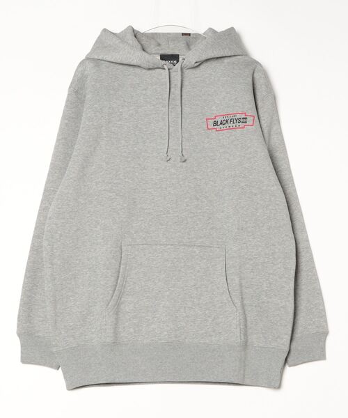 BLACK FLYS(ブラックフライズ)の「【BLACK FLYS】FASTLANE HOODIE(パーカー・メンズ・ヘザーグレー/ブラック・MEDIUM/LARGE/X-LARGE)」の1枚目の写真