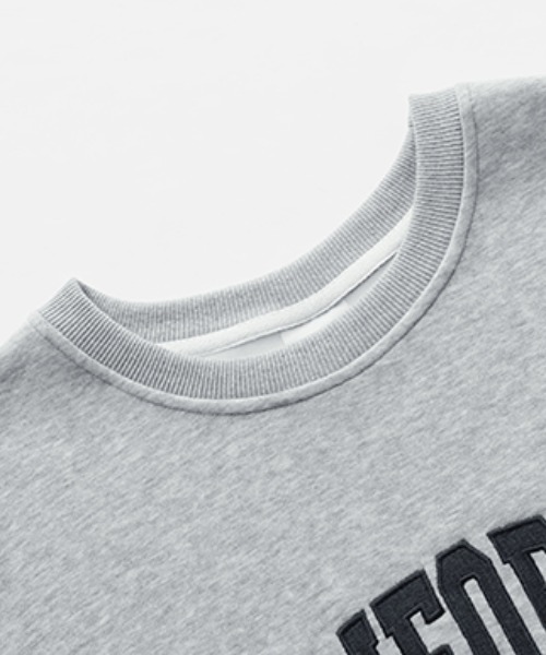 COCOMOMO(ココモモ)の「ロゴ刺繍オーバーサイズスウェット ビッグシルエット スウェット ボリューム袖 ロゴスウェット トレーナー オーバーサイズ スウェットトレーナー 長袖 秋服 冬服(スウェット・レディース・ダークグレー/ライトグレー/ブラウン・FREE)」の10枚目の写真