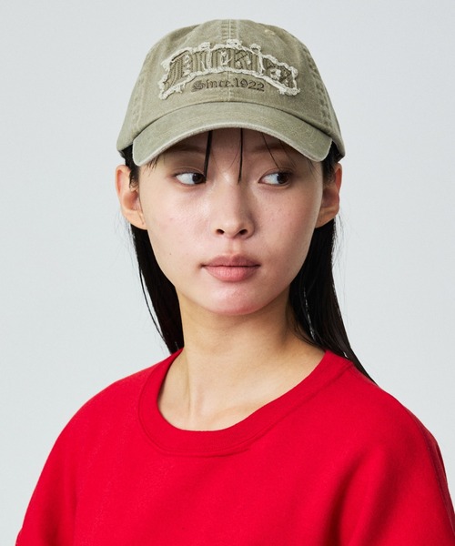 Dickies(ディッキーズ)の「【Dickies / ディッキーズ】PIGMENT FRINGE LOGO CAP/キャップ/ユニセックス【WEB限定】(キャップ・メンズ・ブラウン/ベージュ/ブラック/ブルー・フリー)」の3枚目の写真