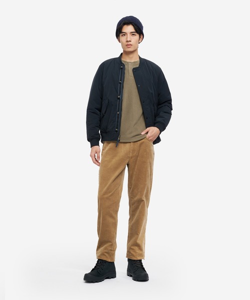 AIGLE（エーグル）の「撥水 REPREVE中綿 リバーシブル キルティングブルゾン（ダウンジャケット/コート・メンズ・ベージュ/モスグリーン/ダークネイビー/ブラック・M/L/S）」の20枚目の写真