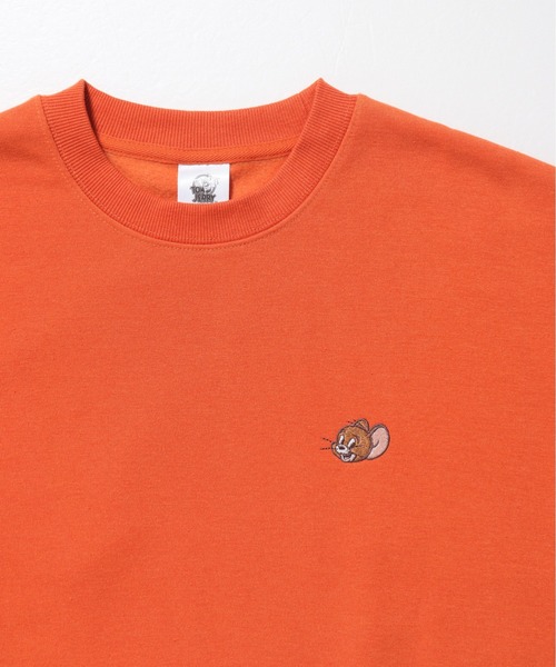 セール】【TOM&JERRY/トムとジェリー】裏起毛プリントクルーネック