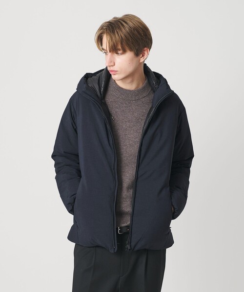 小松マテーレ シャンブレー フード ダウンジャケット 700FP 撥水機能