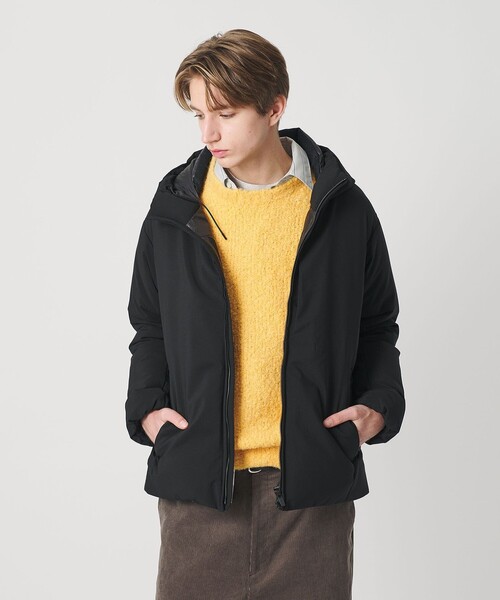 小松マテーレ シャンブレー フード ダウンジャケット 700FP 撥水機能