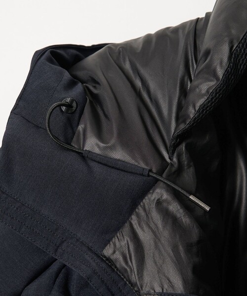 小松マテーレ シャンブレー フード ダウンジャケット 700FP 撥水機能