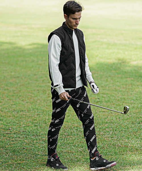 DIVINER GOLF】圧着キルトダウンベスト メンズ ゴルフウェア ダウン90