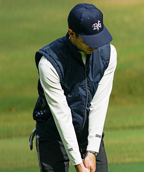 DIVINER GOLF】圧着キルトダウンベスト メンズ ゴルフウェア ダウン90