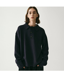 Kamen Collar Knit CHARCOAL