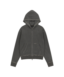 AKM CROS2 Zip-Up Hoodie (Khaki)（パーカー）｜AAKAM（アーカム）の