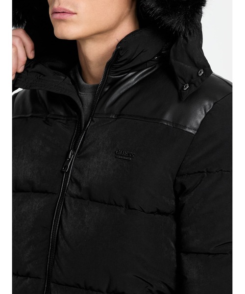 Guess（ゲス）の「OUTDOORS Puffa Jacket アウター ジャケット（その他アウター・メンズ・カーキオリーブ/ブラック・SMALL/MEDIUM/LARGE/X-LARGE/XX-LARGE）」の14枚目の写真