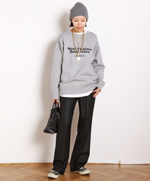 AP STUDIO(エーピーストゥディオ)の「サキソニーウールパンツ(スラックス・レディース・ブラック/チャコールグレー・34/36/38/40)」の19枚目の写真