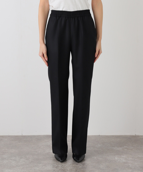 AP STUDIO(エーピーストゥディオ)の「サキソニーウールパンツ(スラックス・レディース・ブラック/チャコールグレー・34/36/38/40)」の5枚目の写真