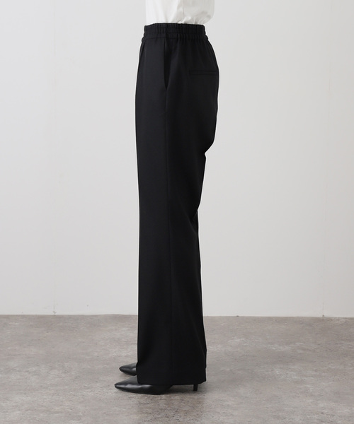 AP STUDIO(エーピーストゥディオ)の「サキソニーウールパンツ(スラックス・レディース・ブラック/チャコールグレー・34/36/38/40)」の6枚目の写真