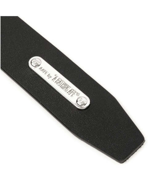 AAPE BY A BATHING APE（エーエイプバイアベイシングエイプ）の「AAPE MAIN BELT（ベルト・メンズ・ブラック・FREE）」の4枚目の写真