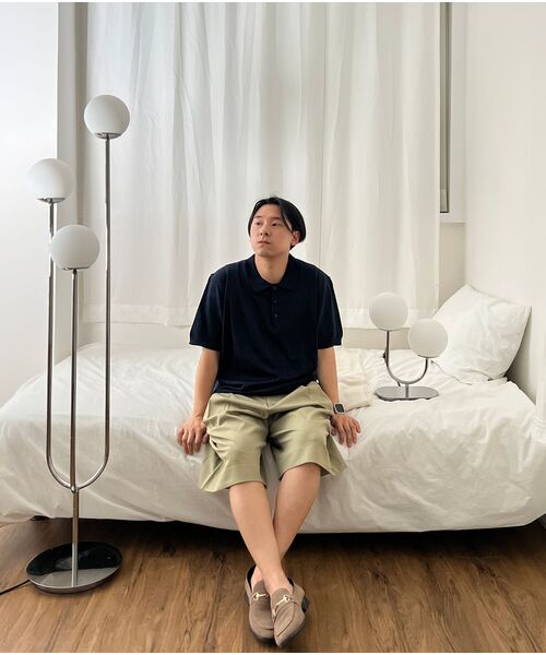 VTWO(ブイツー)の「クールウォッシャブルポロニット (ネイビー)(ニット/セーター・レディース・その他・MEDIUM/LARGE)」の8枚目の写真