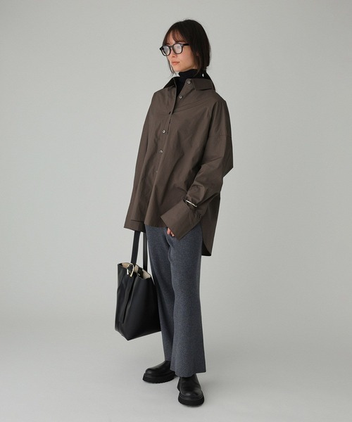 BABYLONE(バビロン)の「リブニットパンツ(その他パンツ・レディース・オフホワイト/チャコールグレー・フリー)」の13枚目の写真