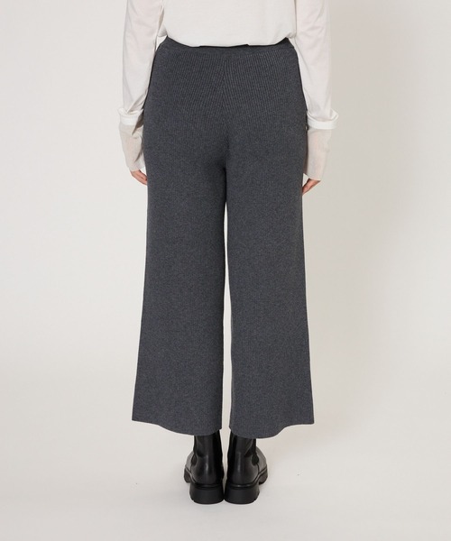 BABYLONE(バビロン)の「リブニットパンツ(その他パンツ・レディース・オフホワイト/チャコールグレー・フリー)」の21枚目の写真