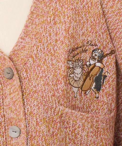 KATHARINE ROSS（キャサリンロス）の「【KATHARINE ROSS】Swanlakeキャサリン＆ロスカーディガン（カーディガン/ボレロ・レディース・グリーン/ピンク/ベージュ・FREE）」の10枚目の写真