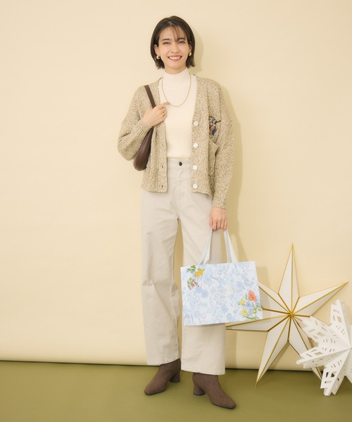 KATHARINE ROSS（キャサリンロス）の「【KATHARINE ROSS】Swanlakeキャサリン＆ロスカーディガン（カーディガン/ボレロ・レディース・グリーン/ピンク/ベージュ・FREE）」の13枚目の写真