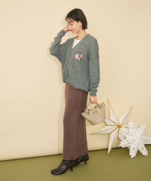 KATHARINE ROSS（キャサリンロス）の「【KATHARINE ROSS】Swanlakeキャサリン＆ロスカーディガン（カーディガン/ボレロ・レディース・グリーン/ピンク/ベージュ・FREE）」の18枚目の写真