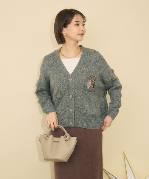 KATHARINE ROSS（キャサリンロス）の「【KATHARINE ROSS】Swanlakeキャサリン＆ロスカーディガン（カーディガン/ボレロ・レディース・グリーン/ピンク/ベージュ・FREE）」の21枚目の写真