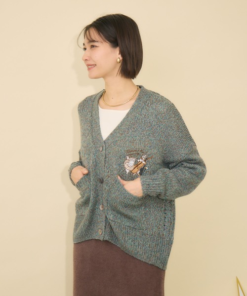 KATHARINE ROSS（キャサリンロス）の「【KATHARINE ROSS】Swanlakeキャサリン＆ロスカーディガン（カーディガン/ボレロ・レディース・グリーン/ピンク/ベージュ・FREE）」の22枚目の写真