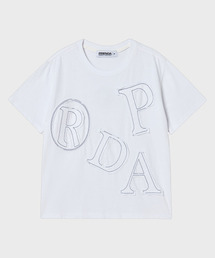 PRDA BIG PATCH CREWNECK TEE WHITE