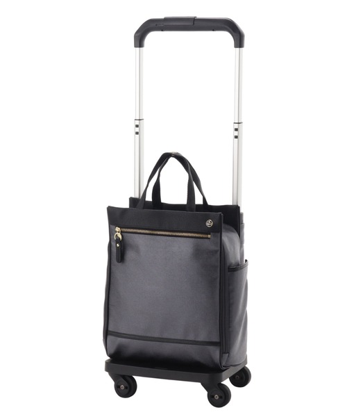Luggage(ラゲージ)の「ソエルテ スーツケース カランド2TR 12L 1-2泊 機内持込 キャスターストッパー 35986(スーツケース/キャリーバッグ・レディース・ベージュ/ダークグレー/テラコッタ・S)」の2枚目の写真