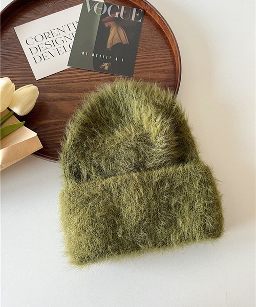 セール】ふんわりモヘアニットスタンダードビーニー/ミニマル（ニット