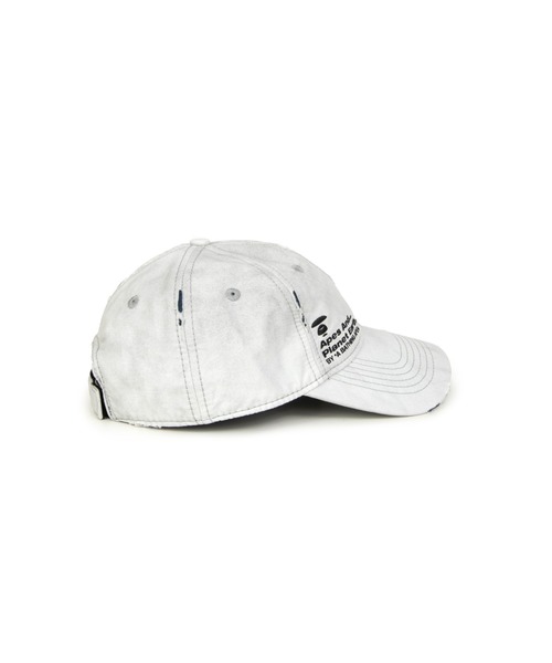 AAPE BY A BATHING APE（エーエイプバイアベイシングエイプ）の「AAPE MAIN CAP（キャップ・メンズ・ホワイト系その他/ライトブラック・FREE）」の4枚目の写真