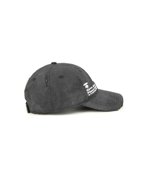 AAPE BY A BATHING APE（エーエイプバイアベイシングエイプ）の「AAPE MAIN CAP（キャップ・メンズ・ホワイト系その他/ライトブラック・FREE）」の8枚目の写真