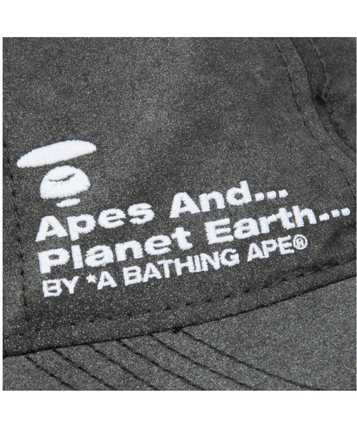 AAPE BY A BATHING APE（エーエイプバイアベイシングエイプ）の「AAPE MAIN CAP（キャップ・メンズ・ホワイト系その他/ライトブラック・FREE）」の9枚目の写真