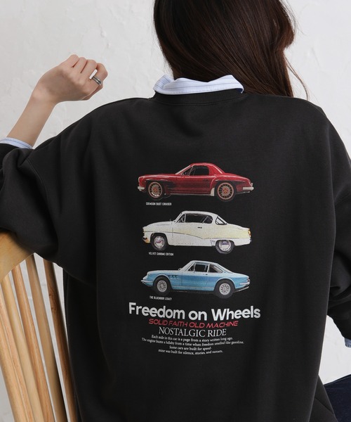 KEN0515 BOSS ブラック トレーナー ロゴ入り KEBOZ（ケボズ