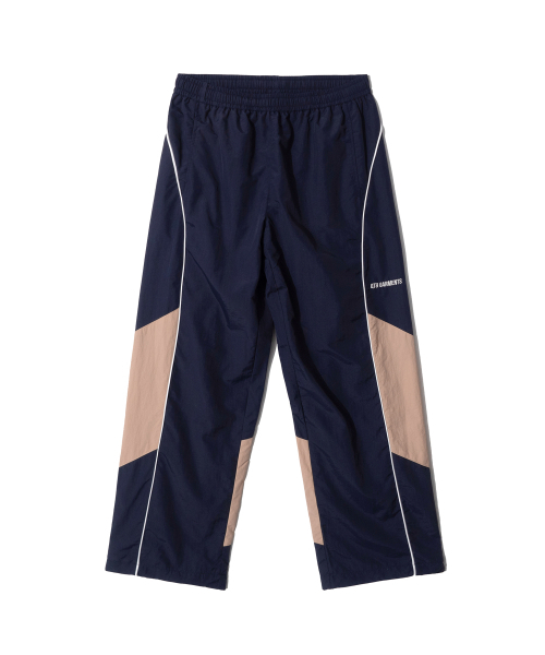 QT8 GARMENTS(キューティーエイトガーメント)の「LB Track Pants (Navy/Beige)(スウェットパンツ・レディース・その他・MEDIUM/LARGE/X-LARGE)」の2枚目の写真