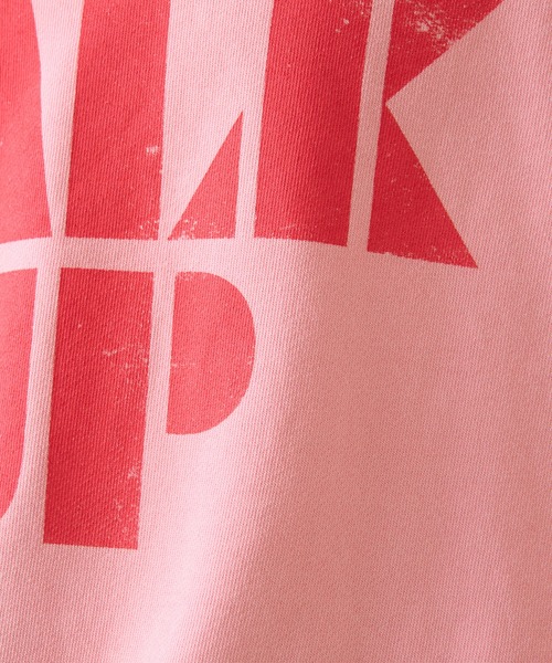COLLAGE GALLARDAGALANTE（コラージュガリャルダガランテ）の「TALK UPロゴスウェット（スウェット・レディース・ピンク/ネイビー・FREE）」の21枚目の写真