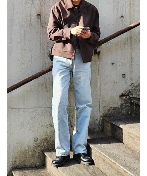DRAW FIT（ドローフィット）の「ダブウールミニマルラインジャケット[DARK BROWN]（ブルゾン・メンズ・その他・MEDIUM/X-LARGE/LARGE）」の14枚目の写真