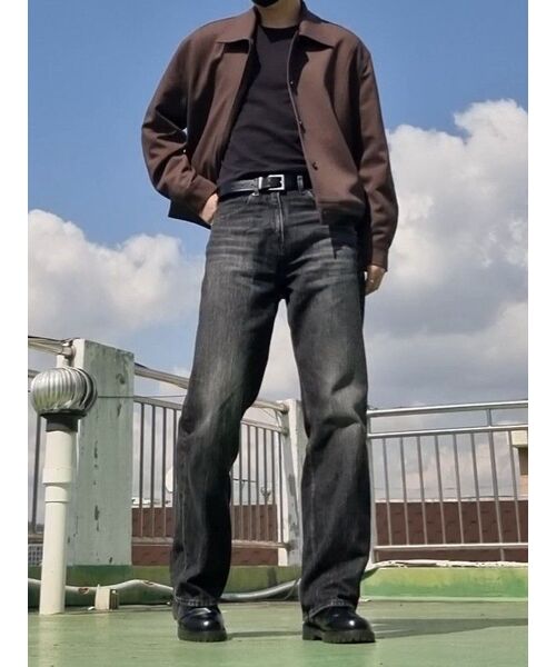 DRAW FIT（ドローフィット）の「ダブウールミニマルラインジャケット[DARK BROWN]（ブルゾン・メンズ・その他・MEDIUM/X-LARGE/LARGE）」の7枚目の写真