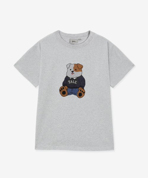YALE(イェール)の「ソフトブルドッグ半袖Tシャツ_ライトグレー(Tシャツ/カットソー・レディース・その他・SMALL/MEDIUM/LARGE/X-LARGE)」の1枚目の写真