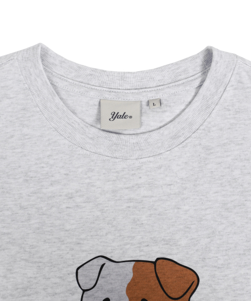 YALE(イェール)の「ソフトブルドッグ半袖Tシャツ_ライトグレー(Tシャツ/カットソー・レディース・その他・SMALL/MEDIUM/LARGE/X-LARGE)」の4枚目の写真