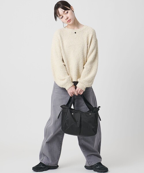 NOMADIS（ノマディス）の「【別注】＜NOMADIS＞BASQUE M ショルダーバッグ（ショルダーバッグ・レディース・ブラック/グレー・FREE）」の5枚目の写真