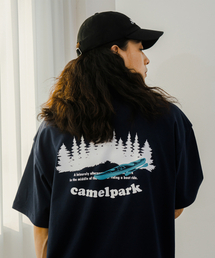 CAMEL WORK（キャメルワーク）の「カメルパーク 半袖Tシャツ（ネイビー）（Tシャツ/カットソー）」