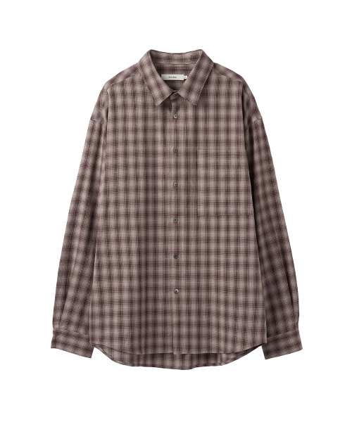 AREUBAN(アルバン)の「ローズウッドチェックシャツ_ローズダスト(シャツ/ブラウス・メンズ・ローズ・2/4/3)」の1枚目の写真