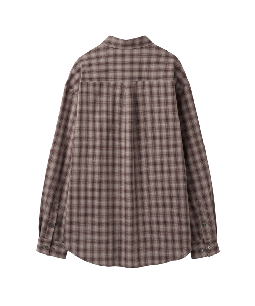 AREUBAN(アルバン)の「ローズウッドチェックシャツ_ローズダスト(シャツ/ブラウス・メンズ・ローズ・2/4/3)」の2枚目の写真