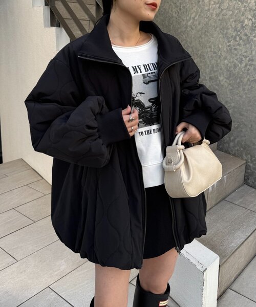 専用です【新品タグ付】パラスパレス☆キルティングブルゾン 美品パラスパレス PAL'S PALACE ネイビー キルティングジャケット