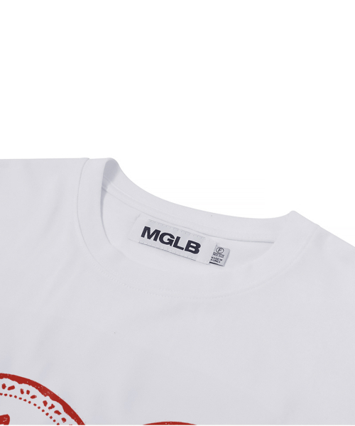 MATCHGLOBE（マッチグローブ）の「ドギーハートオーバーサイズTシャツ（ホワイト）（Tシャツ/カットソー・レディース・その他・FREE）」の4枚目の写真